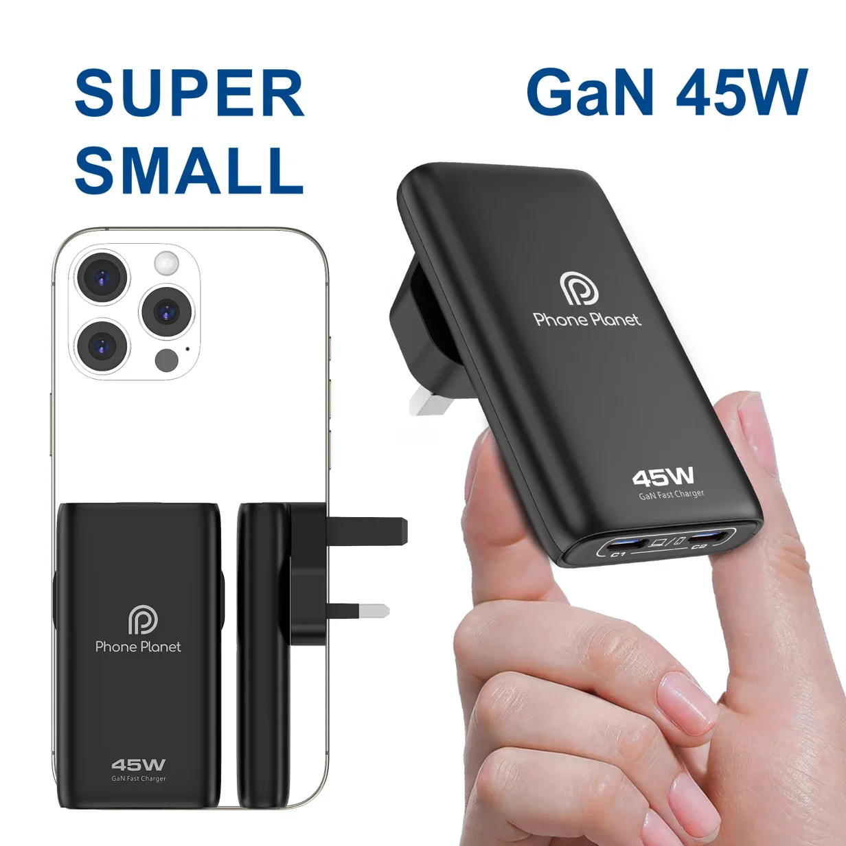 Laptop Accessories Uk - Neues Ultraflaches【US/EU/UK】45W/65W GaN Smart-Ladegerät Schnelladapter für