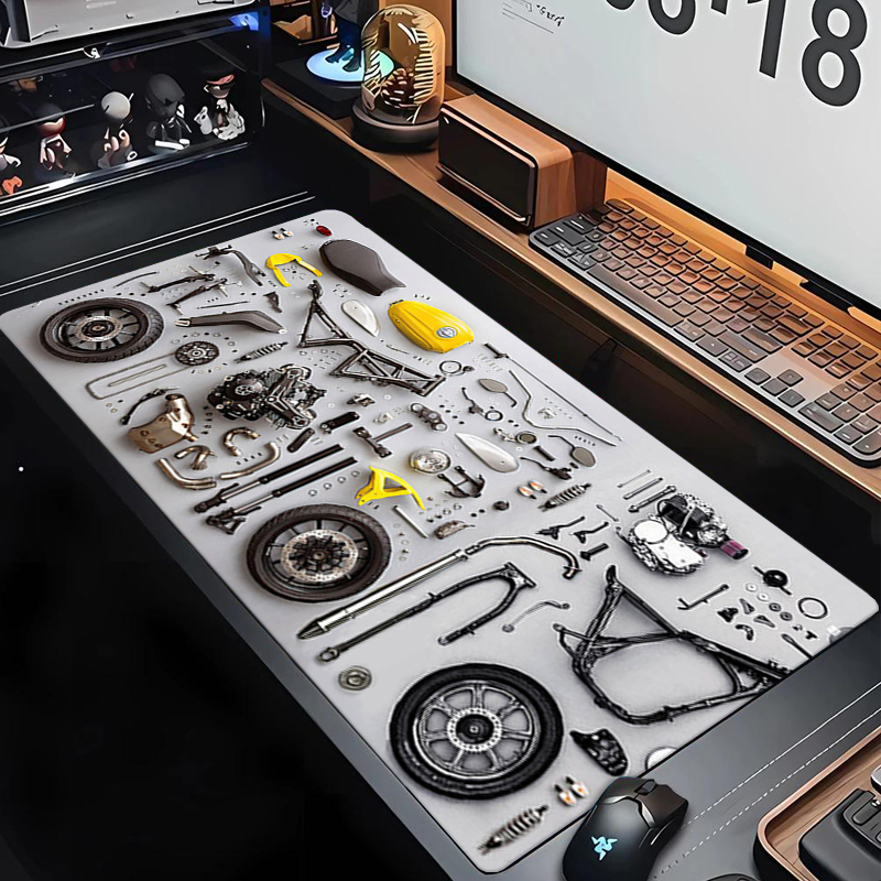 Laptop Accessories Mouse - Zerlegbares Diagramm-Gummi-Mauspad XXL Gaming-Zubehör Büro-Gamer Tastatur-Schreibtischunterlage