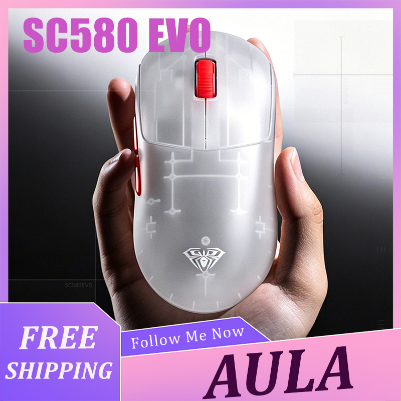 Laptop Accessories Mouse - AULA SC580 EVO Maus, leichte, kabellose