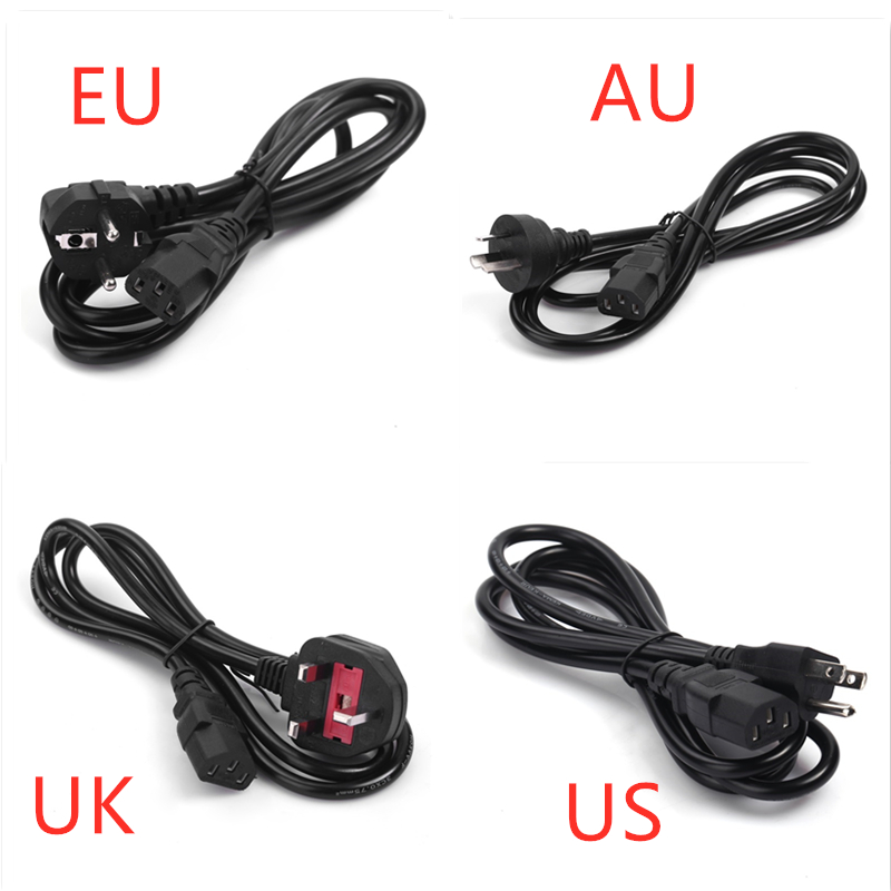 Laptop Accessories Uk - Durable 3-Prong 1,2 m EU US