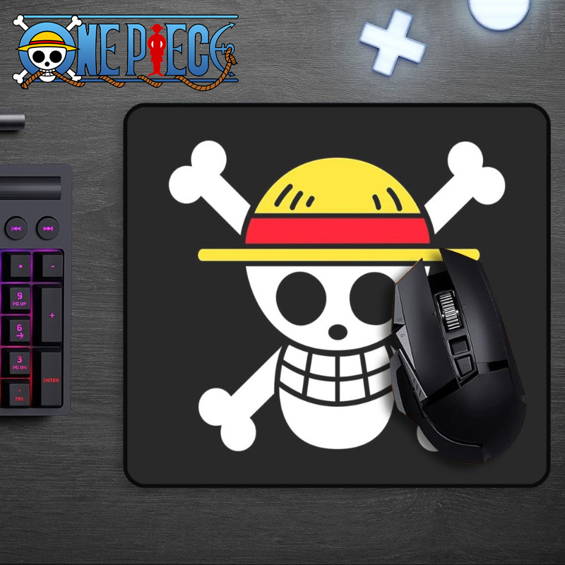 Laptop Accessories Mouse - Cartoon One Piece Ruffy Schädel Mauspad