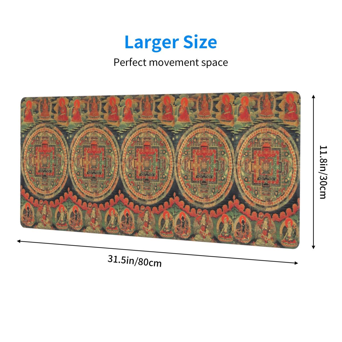 Große Mausmatte Indien Mandala – Laptop Accessories India Bewertung und Preis