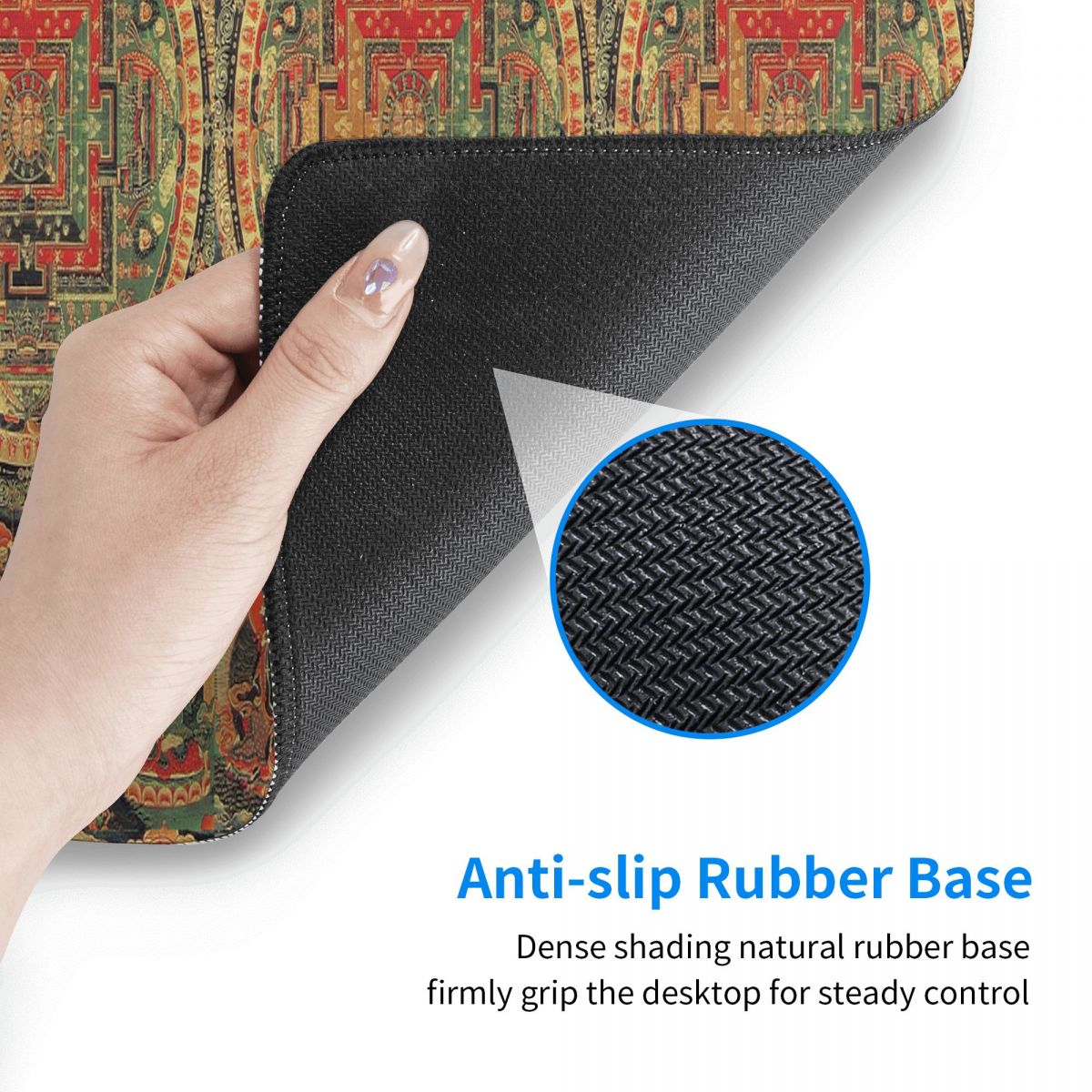 Große Mausmatte Indien Mandala – Laptop Accessories India Bewertung und Preis
