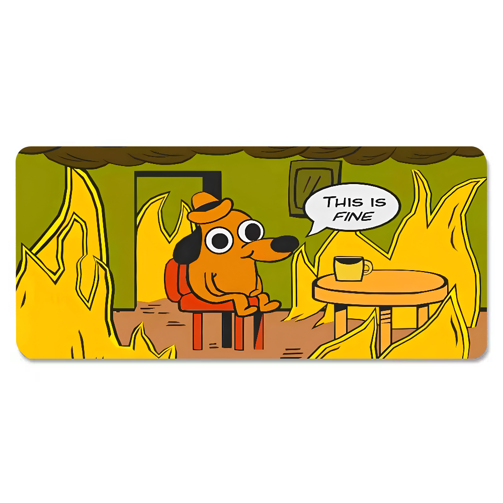 This Is Fine Dog Dackel-Mauspa – Laptop Accessories Mouse Bewertung und Preis